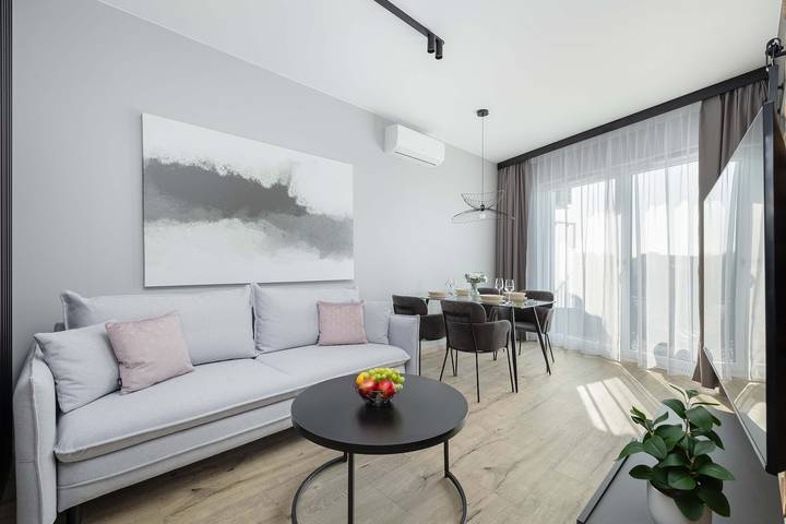 Ferienwohnung für 4 Personen, mit Balkon/Terrasse, kinderfreundlich in Międzyzdroje