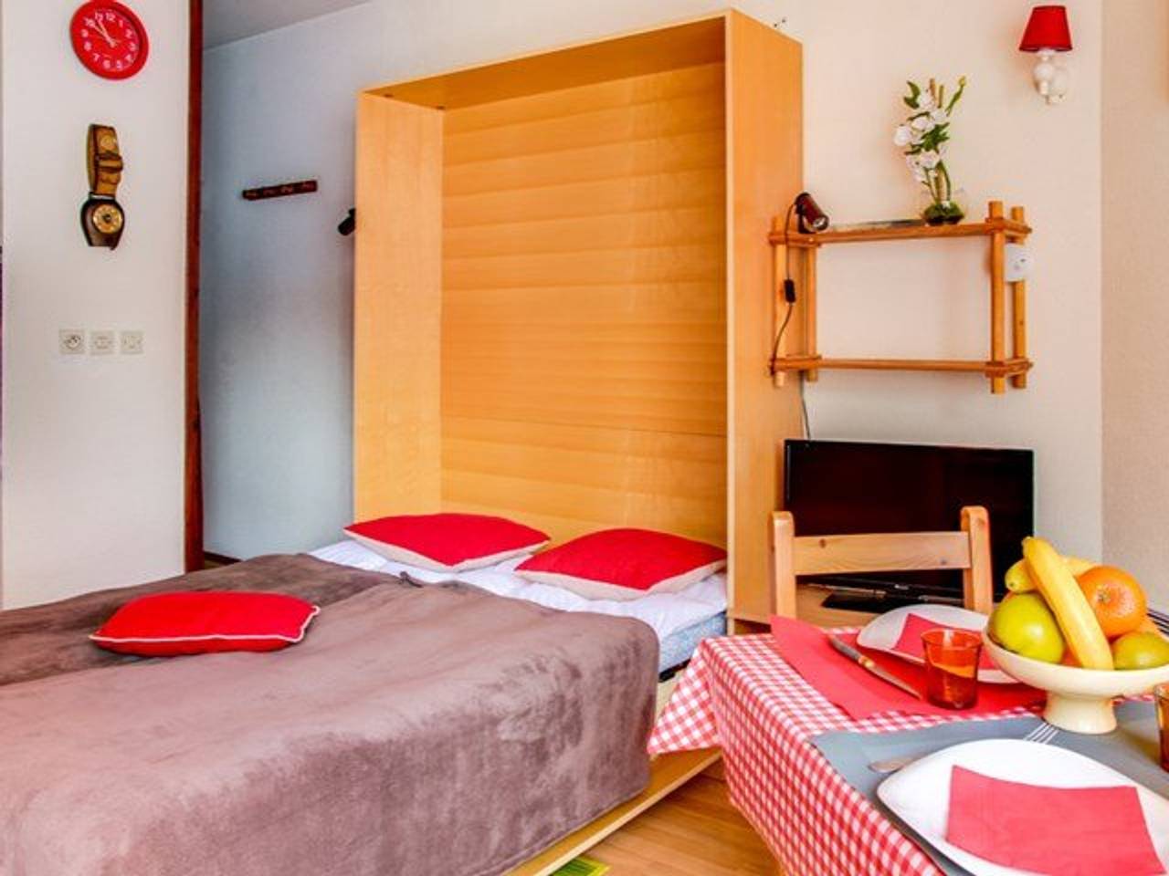 Estudio entero, Estudio para 4 personas en Barèges con aparcamiento in Barèges, Parque nacional de los Pirineos