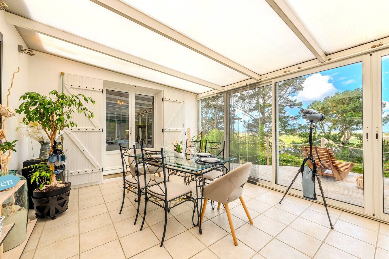 Villa 'Maison Vue Mer Avec Piscine' mit Meerblick, Privatem Pool und Wlan in Plouider, Brest und Umgebung