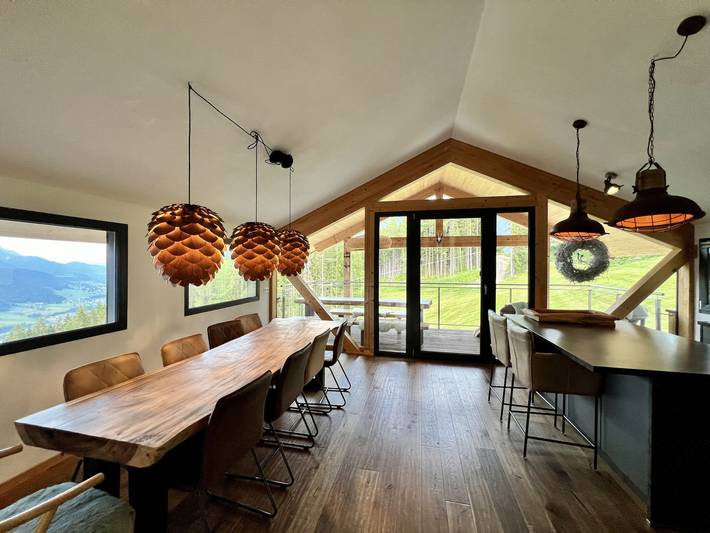 Ferienhaus für 9 Personen, mit Balkon und Terrasse sowie Sauna in Pichl-Preunegg