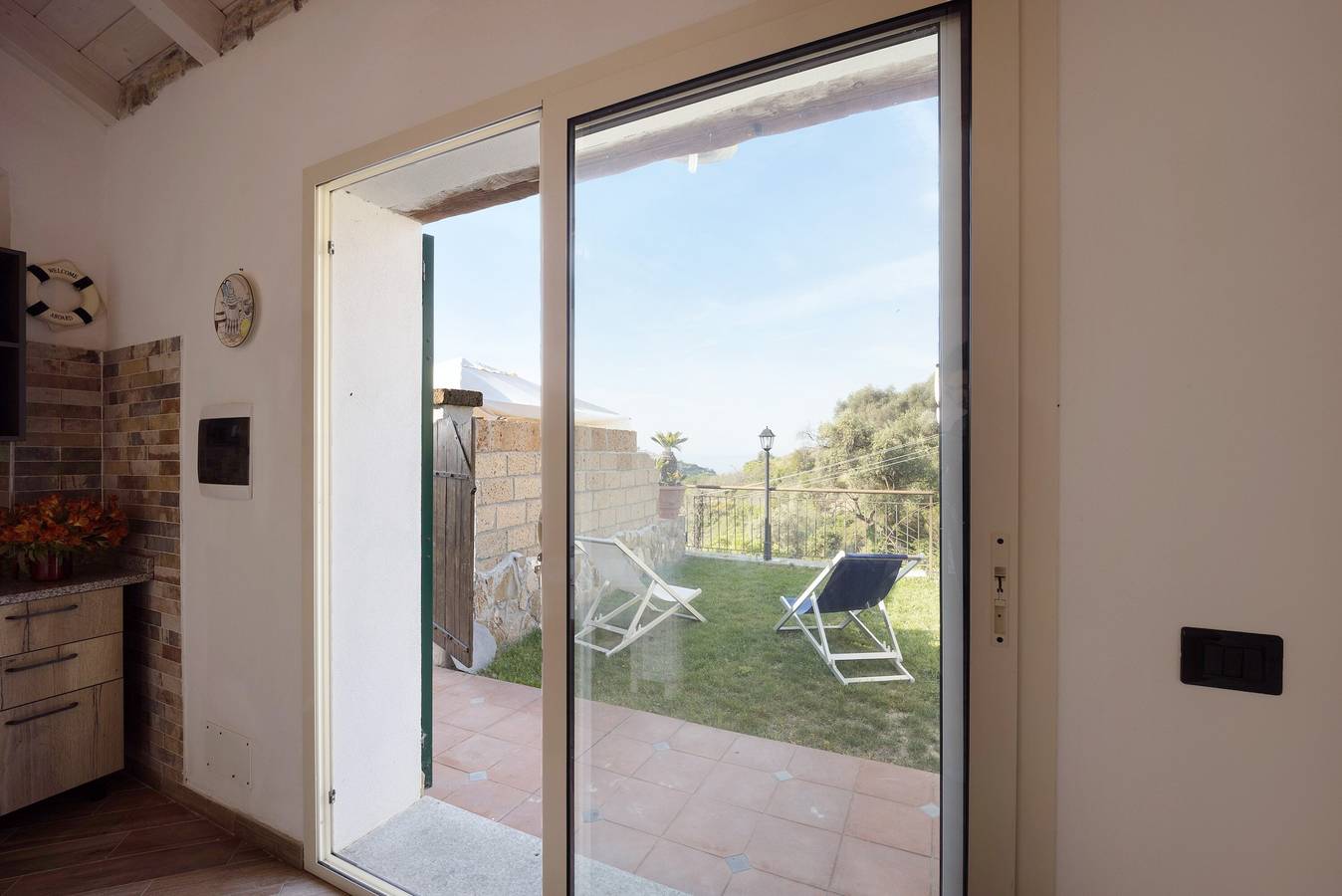 Ferienhaus 'Timo' mit Meerblick, Gemeinschaftspool und Klimaanlage in Pompeiana, Riviera di Ponente