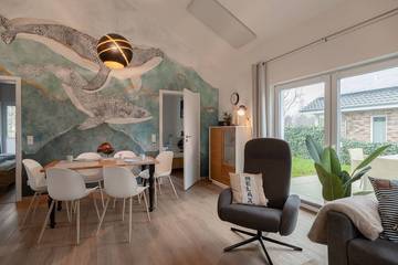 Ferienhaus für 4 Personen, mit Terrasse und Garten, mit Haustier in Jade