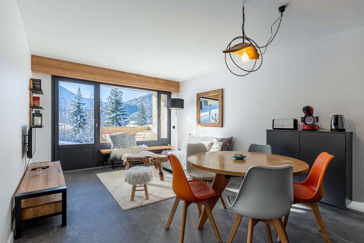 Appartement de vacances entier, Refuge de l'étale Gr : Appartement rénové avec vue sur les montagnes in La Clusaz, Région d'Annecy