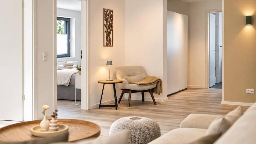 Ferienwohnung für 8 Personen, mit Terrasse und Garten sowie Ausblick in Stuttgart