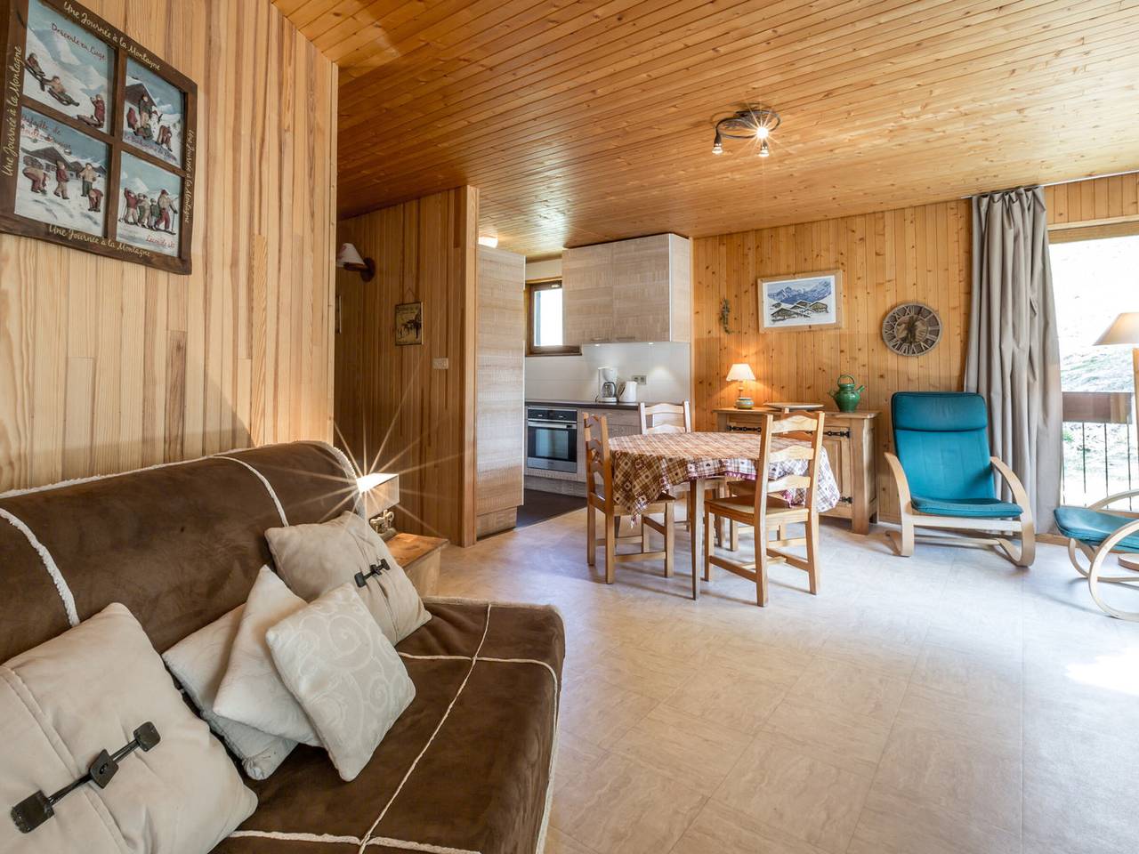 Apartamento entero, Acceso directo a las pistas, cómodo apartamento de 3 piezas, mascotas permitidas in La Clusaz, Región de Annecy
