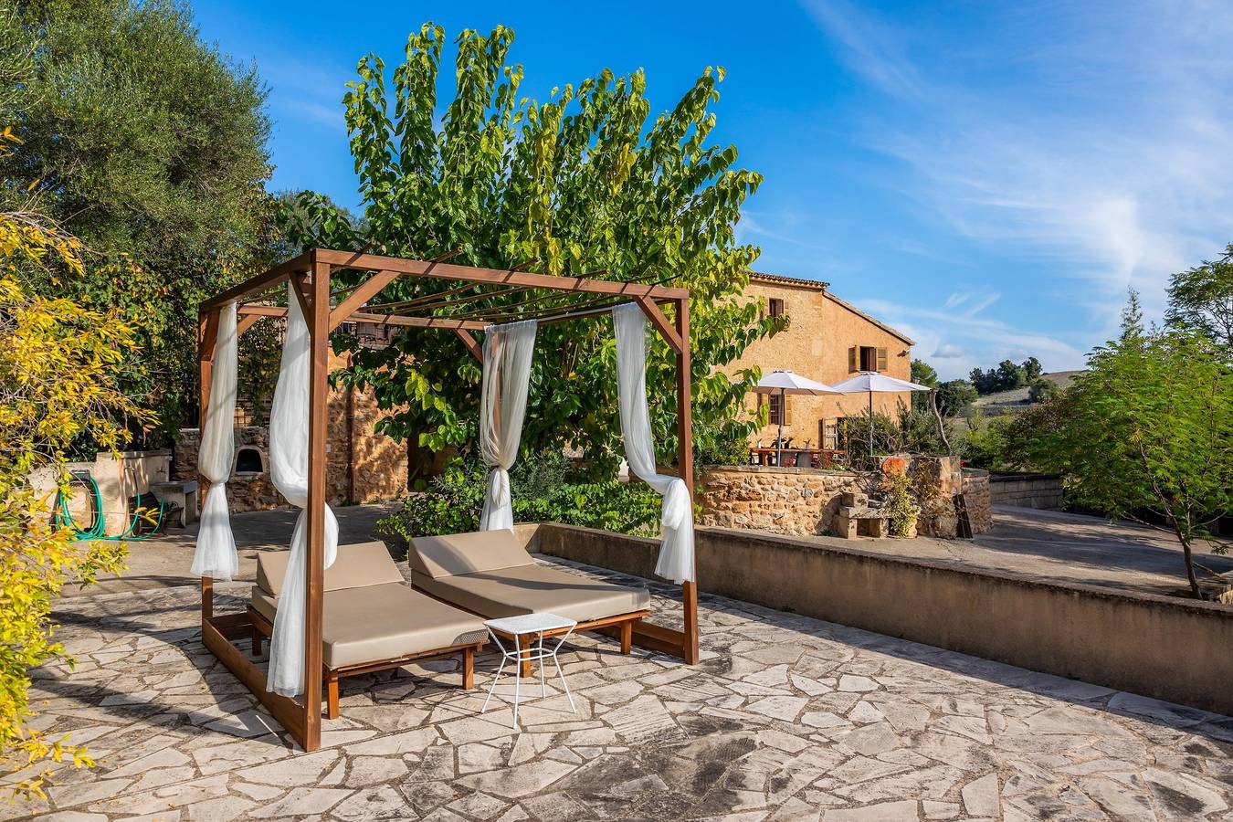 Casa de vacaciones "Can toni de sa Bogura" con piscina, terraza jardín y Wifi in San Lorenzo de Cardessar, Mallorca Este