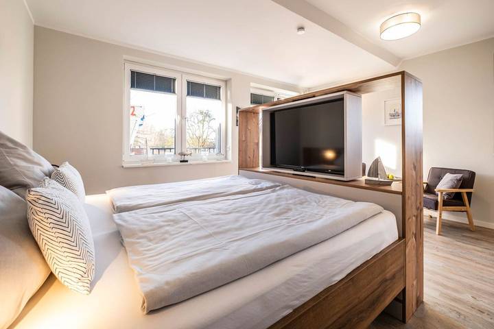 Ganze Wohnung, Elegante 1-Raum-Wohnung ideal für eine oder zwei Personen in Hafennähe in Hafen Büsum, Büsum