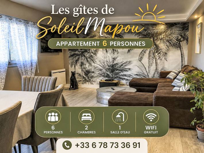 Appartement de vacances pour 6 personnes
