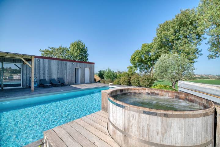 Maison de vacances pour 14 personnes, avec sauna ainsi que jardin et vue sur le lac, animaux acceptés dans le Tarn-et-Garonne - 2
