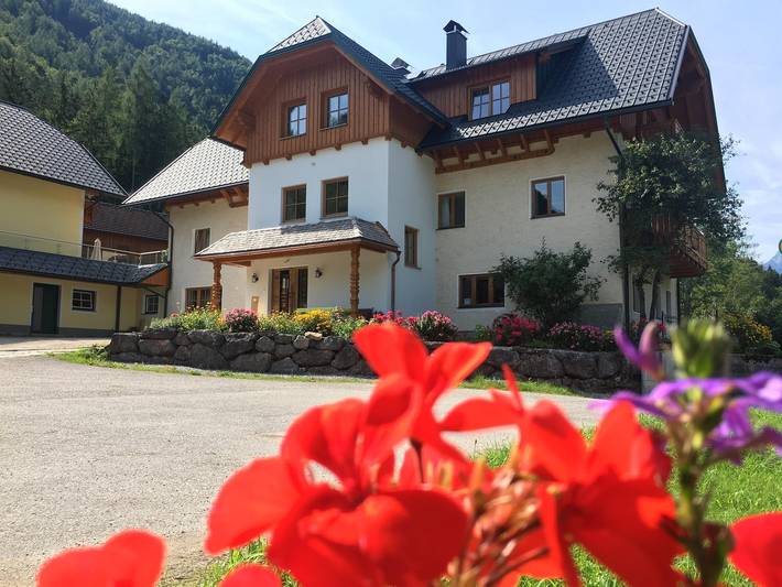 Ferienhaus für 4 Personen, mit Balkon und Garten