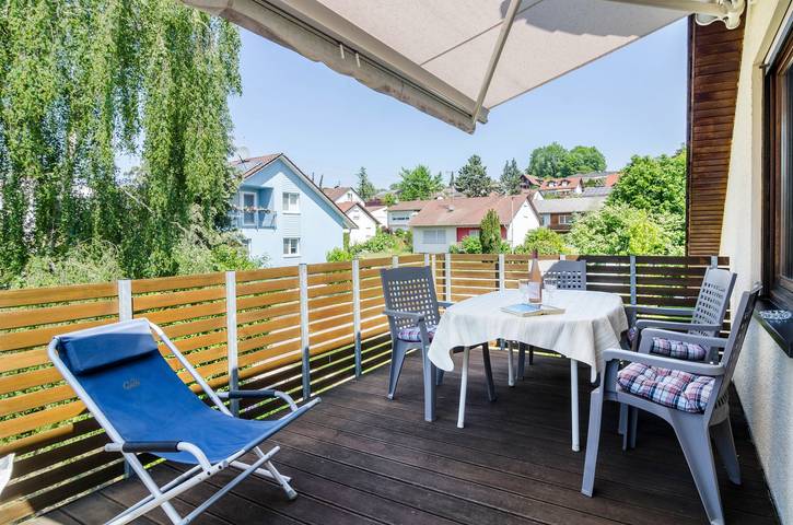 Gîte pour 4 personnes, avec balcon, animaux acceptés à Owingen