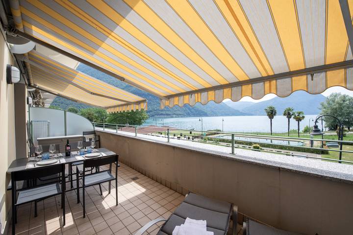 Vakantieappartement voor 6 personen, met uitzicht op het meer en terras, kindvriendelijk - 1