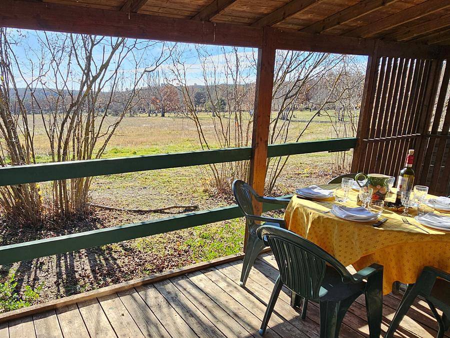 Camping Verdon les Grands Domaines - Chalet 4 personnes - Chalet - 27m² - 2 chambres in Saint-Laurent-du-Verdon, Parc naturel régional du Verdon