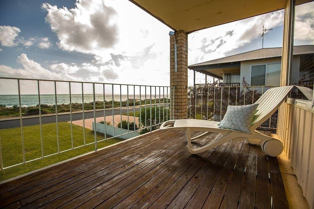 Am Strand von Silver Sands in Mandurah, Western Australia