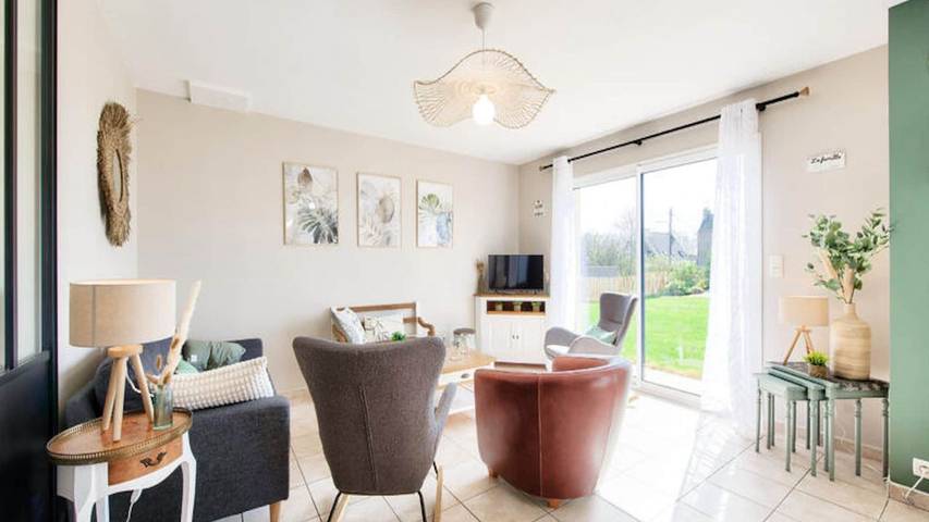 Appartement de vacances pour 7 personnes, avec jardin