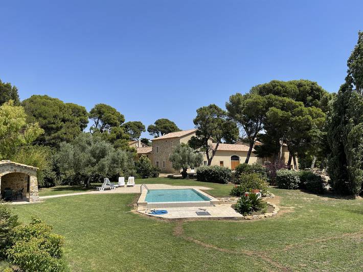 Gîte pour 10 personnes, avec piscine et jardin à Bizanet - 3