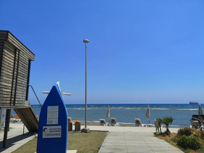 Holiday apartment for 3 people, with garden and balcony as well as view in Cyprus