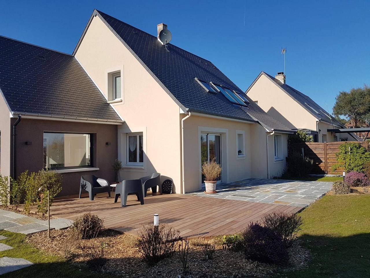 Villa 'Des Havres' con terraza privada, jardín privado y Wi-Fi in Saint-Germain-sur-Ay, Coutances y alrededores