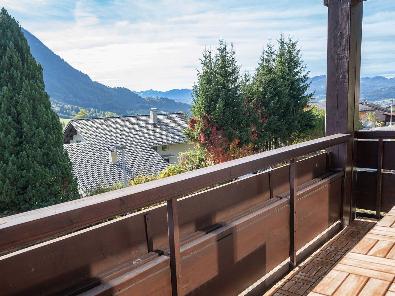 Ganze Ferienwohnung, Gipfelblick - Ferienwohnung mit Bergblick, Parkplatz und Balkon in Grünten, Rettenberg