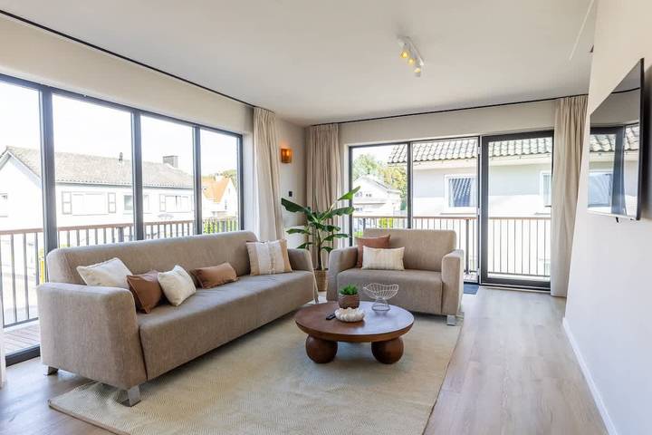Ferienwohnung für 6 Personen, mit Meerblick und Garten sowie Sauna in Cadzand-Bad