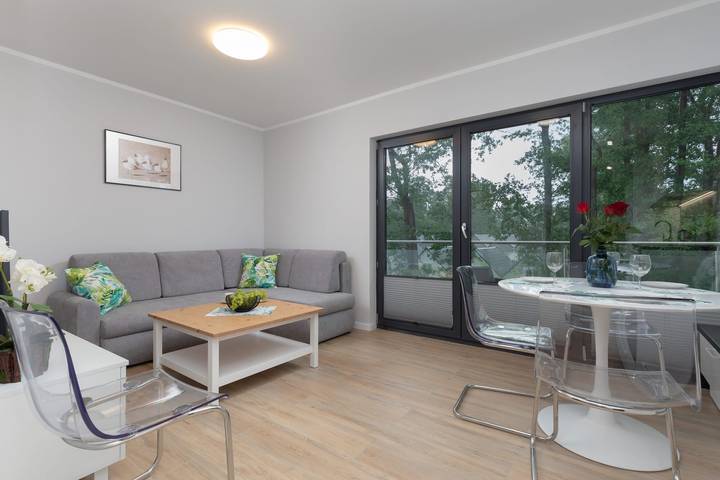 Appartamento per 4 persone, con idromassaggio e giardino nonché sauna in Polonia