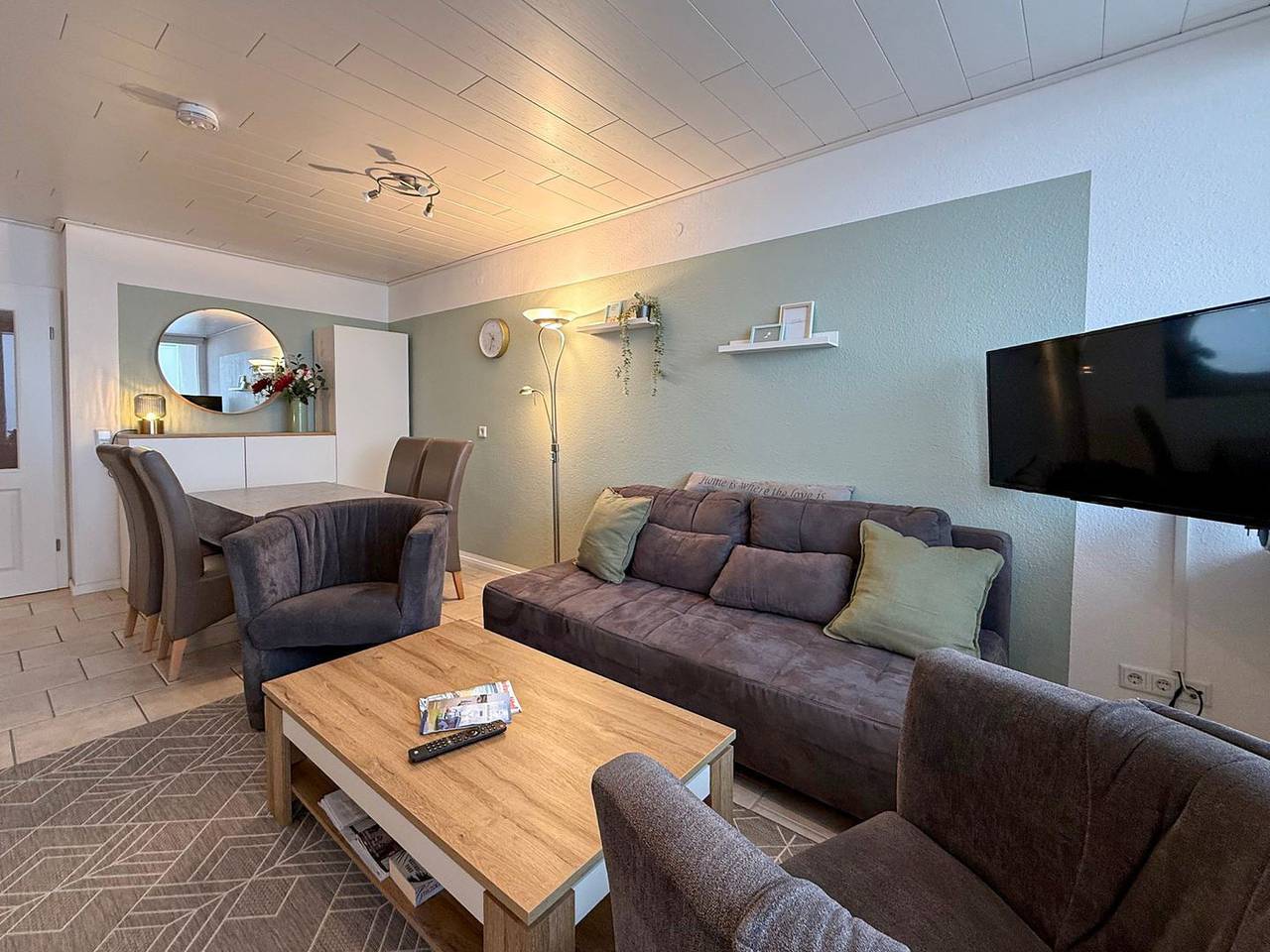 Ganze Wohnung, Ferienunterkunft Seeblick 41 auf Borkum mit Balkon und eingeschränktem Meerblick in Borkum