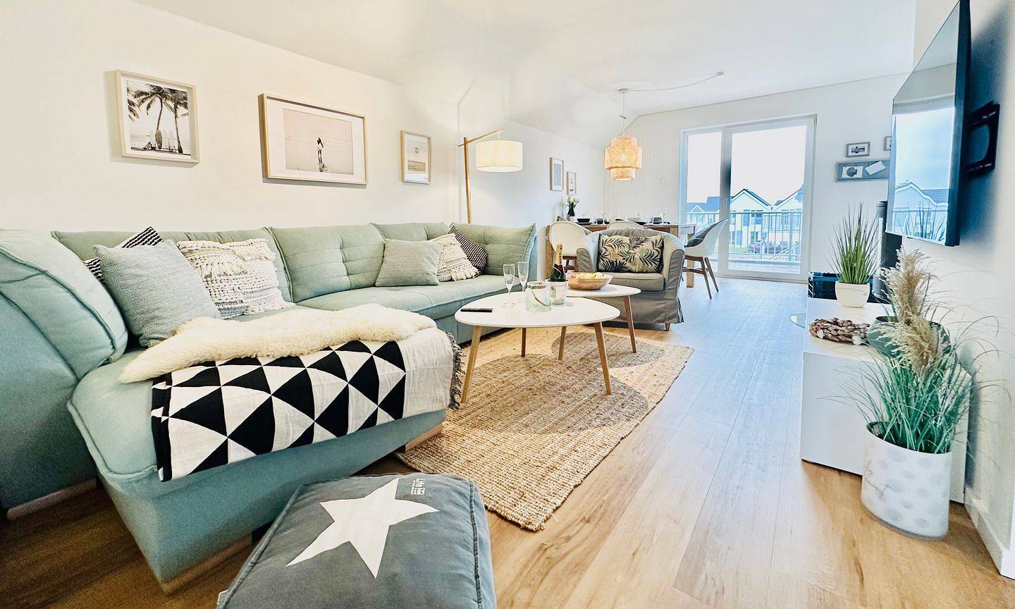 Ganze Wohnung, Surfbude - Infrarotsauna, Kamin, Waschmaschine, Balkon, eigener Parkplatz, 3 Tvs in Olpenitz, Kappeln