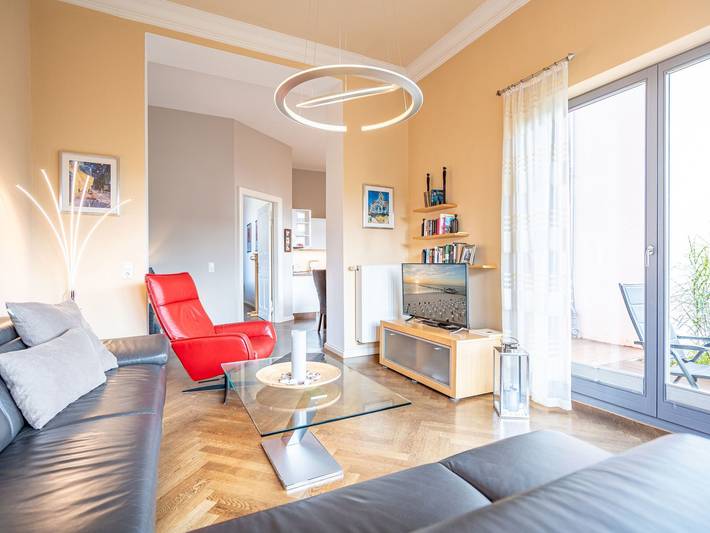 Ferienwohnung für 3 Personen, mit Garten und Sauna sowie Terrasse, mit Haustier in Ahlbeck - 3