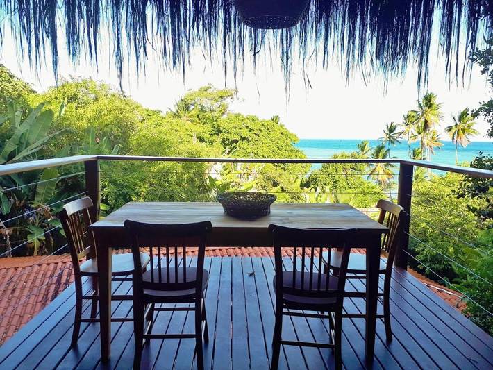 Casas e apartamentos de temporada para 2 pessoas, com balcão e vista e ainda jardim, com animais de estimação em Ilha de Boipeba
