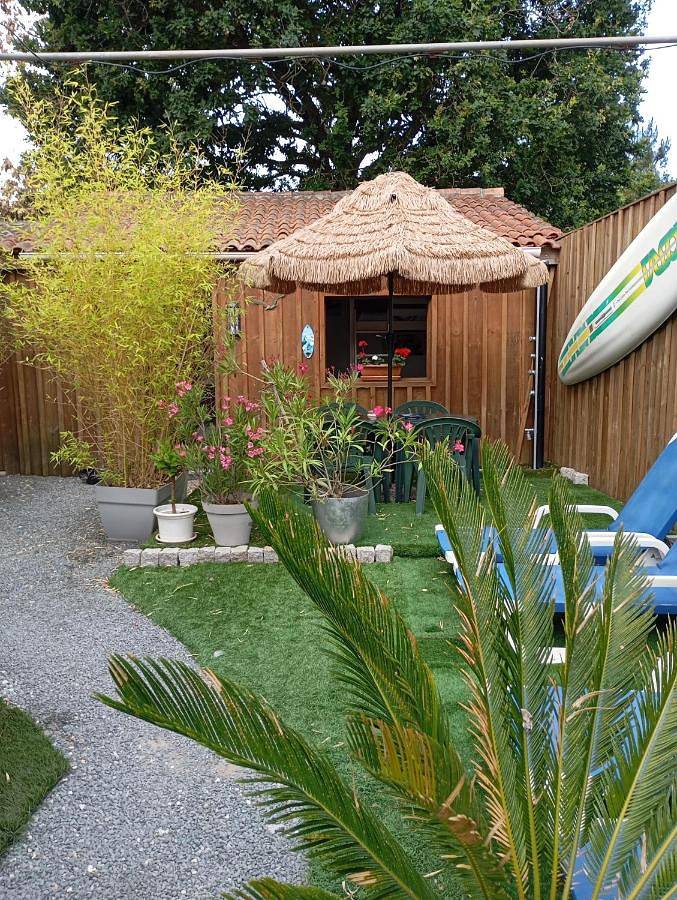 Location de vacances pour 2 personnes, avec jardin ainsi que terrasse et vue dans Montalivet-les-Bains - 4