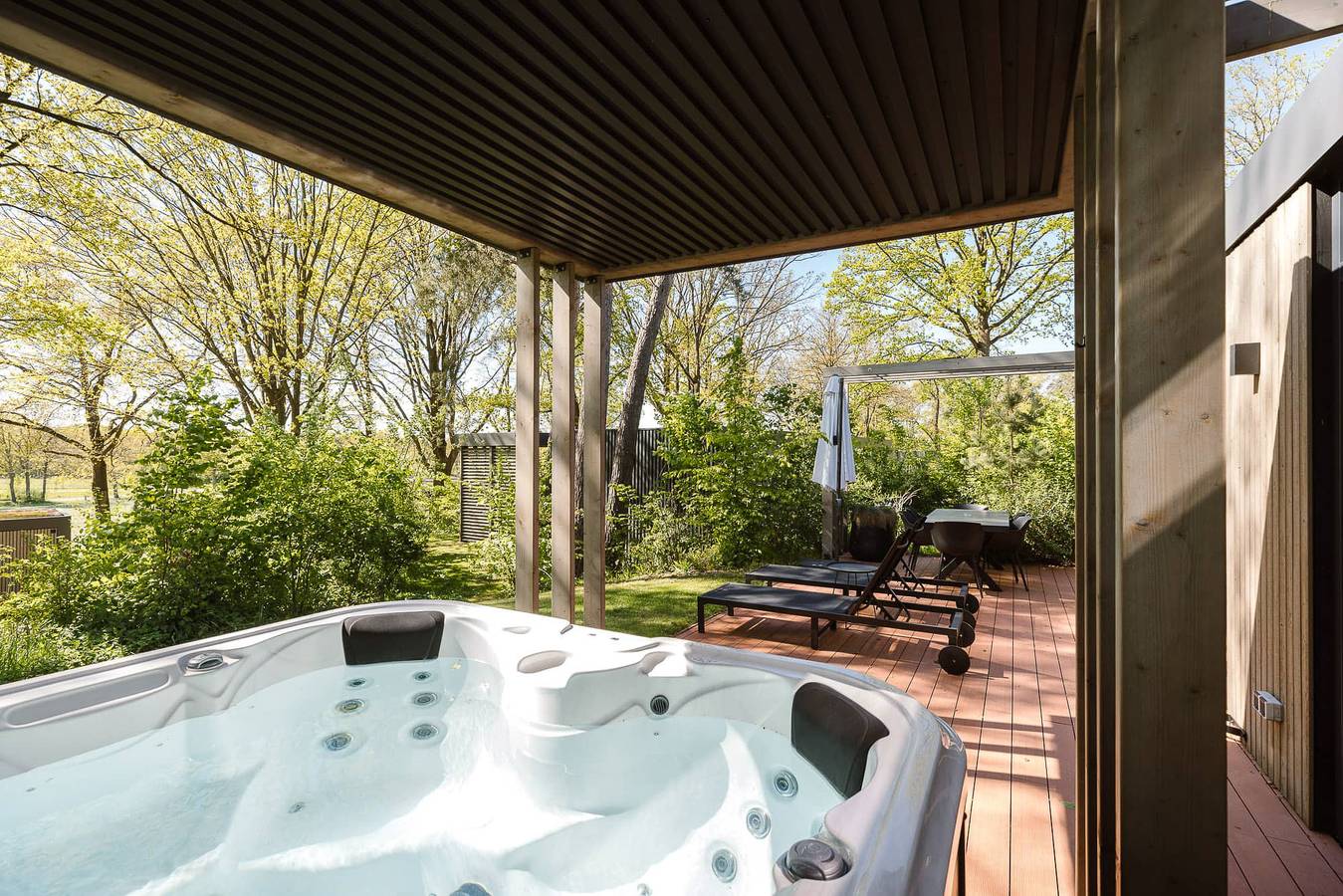 Zicht op Twente — Familiy lodge (6-personen) in Markelo, Twente