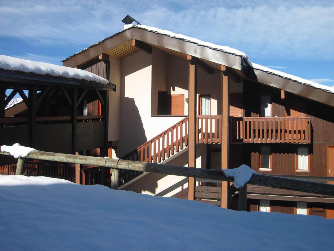 Ganze Wohnung, La Résidence le Sextant - 2-Zimmer-Holzhütte für 6 Personen (Sxt109) in La Plagne, Bellentre