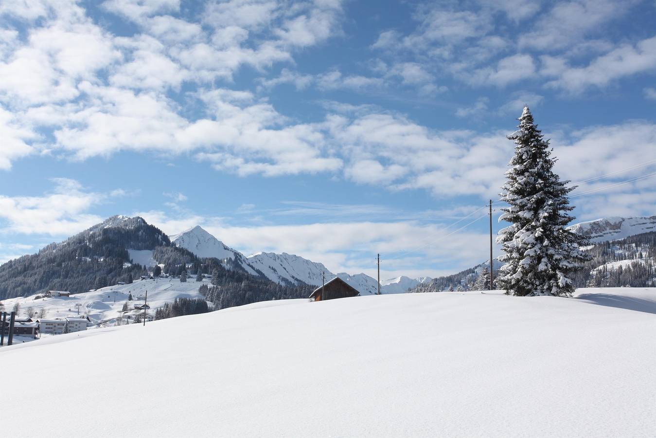 Entire holiday apartment, Apartment "4" - Hohes Licht - Wohnschlafraum in Riezlern, Mittelberg