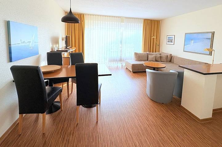 Ganze Wohnung, Boddenhof Apartment 48 - Terrasse für Hundefreunde - Ferienwohnung 48 – in Buschvitz, Bergen auf Rügen und Umgebung