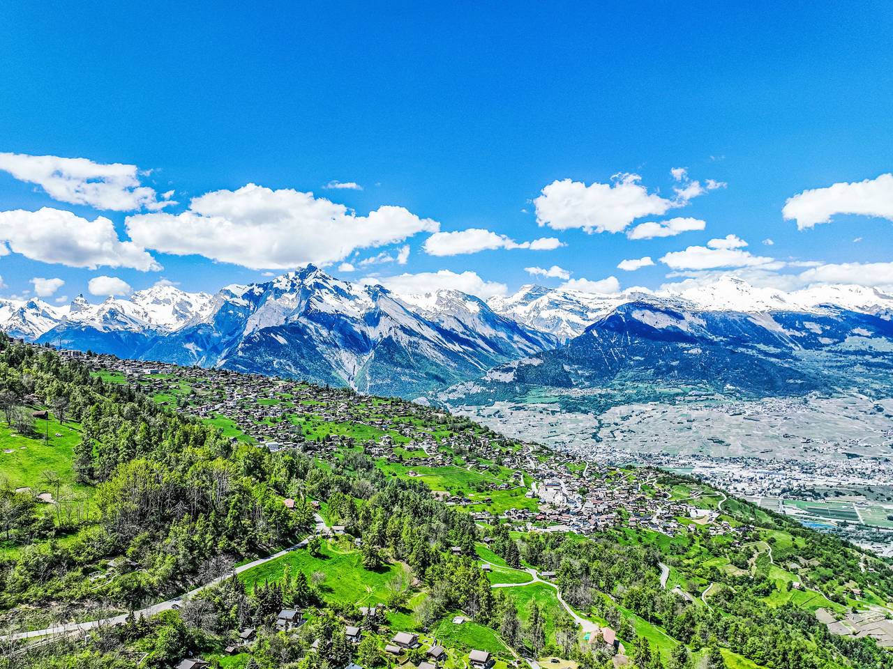 Les penguins in Nendaz, Walliser Alpen
