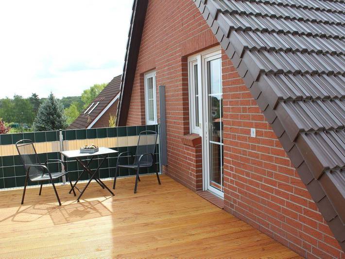 Ferienwohnung für 2 Personen, mit Balkon und Terrasse