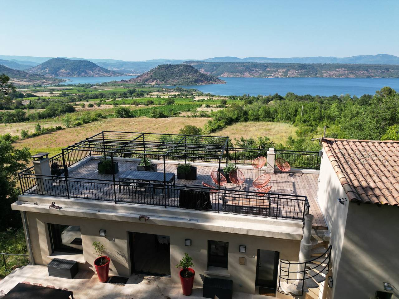 Ferienhaus für 8 Personen mit Terrasse in Liausson, Lodève und Umgebung