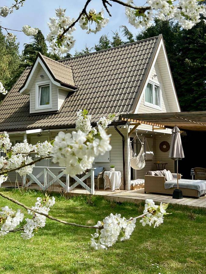 Ferienhaus für 4 Personen, mit Terrasse und Garten