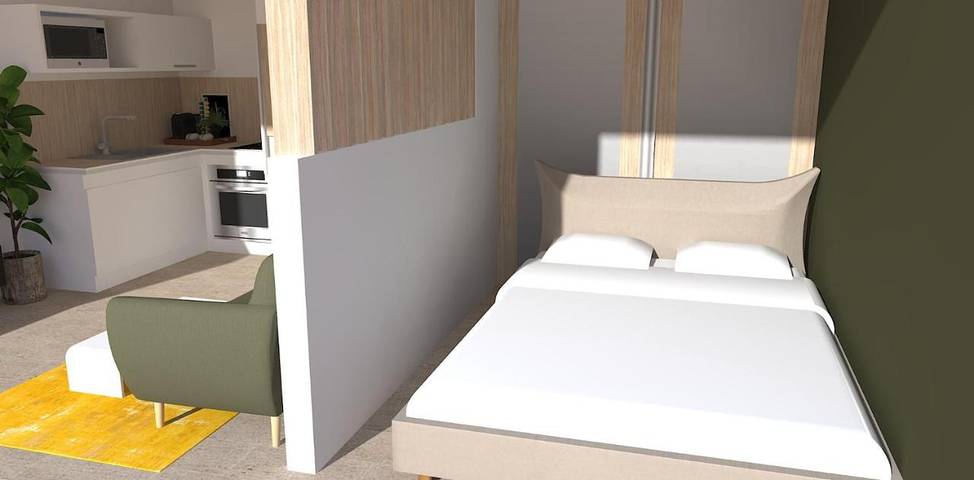 Gîte pour 2 personnes, avec balcon et vue à Venzolasca - 3