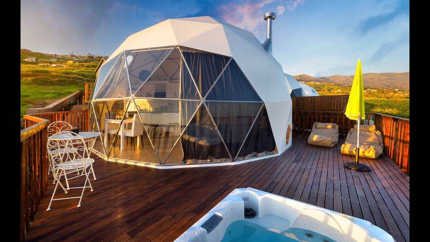 Bungalow pour 2 personnes, avec Jacuzzi et Jardin sur l' Île de Madère