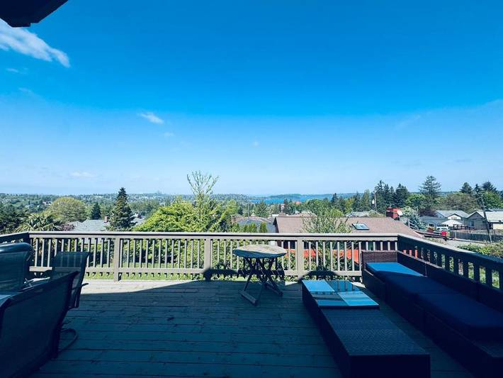 Hus för 12 Personer, med utsikt samt terass och sjöutsikt i Seattle