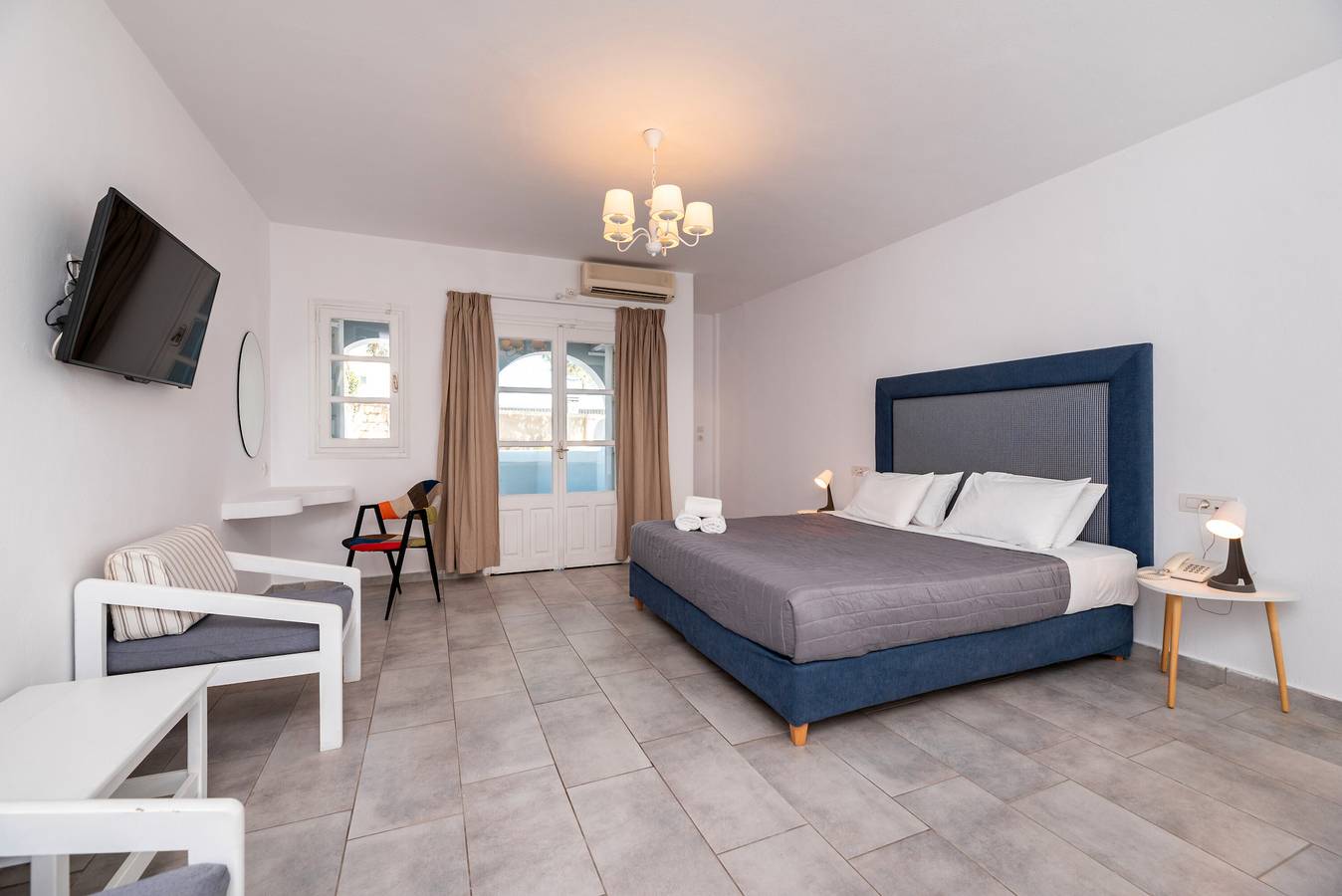 Værelse for 2 personer med have in Karterados, Santorini