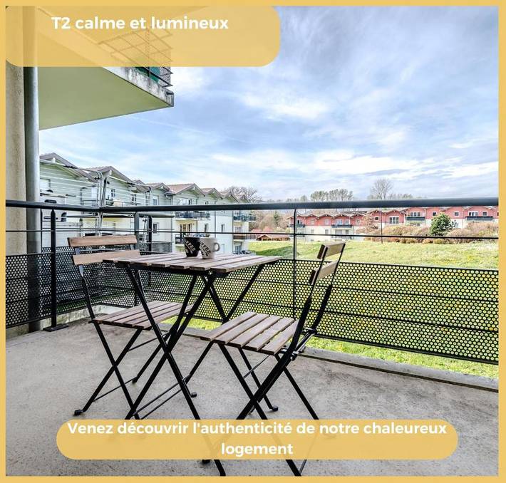 Gîte pour 4 personnes, avec balcon à Nangy