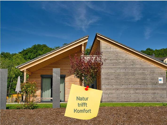 Ferienhaus für 4 Personen, mit Garten und Sauna sowie Ausblick, mit Haustier