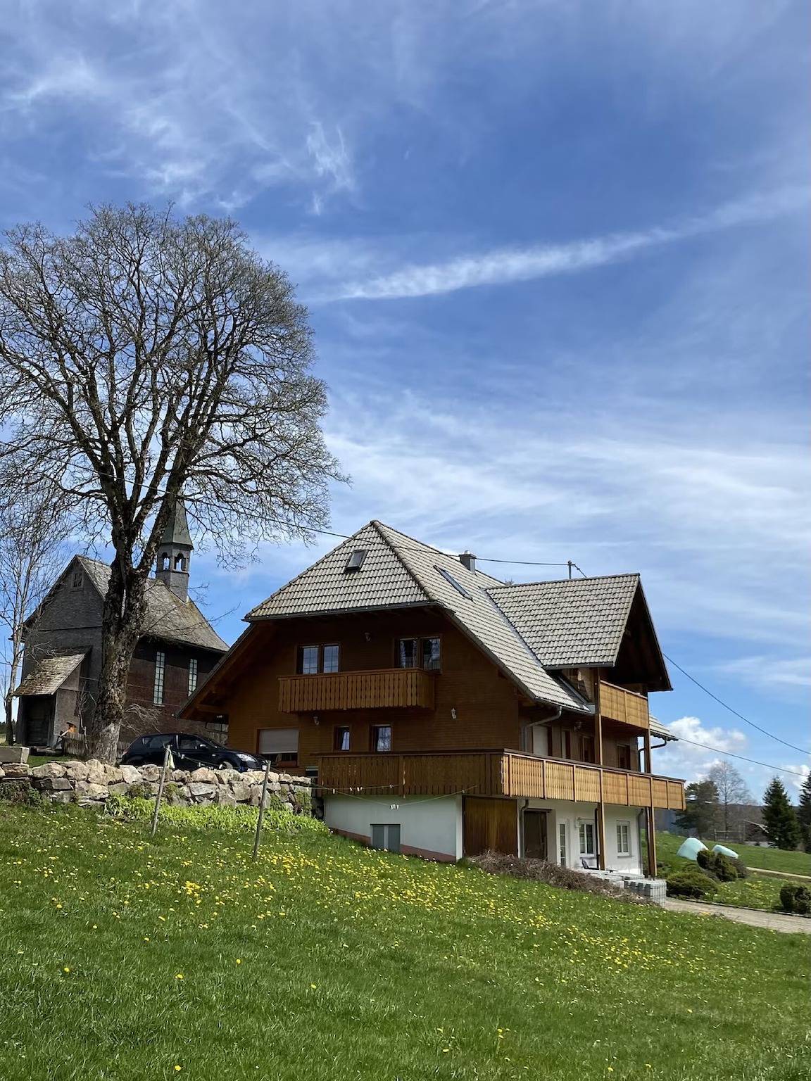 Ganze Wohnung, Ferienwohnung 'Untertalblick' mit Gemeinschaftsgarten und Balkon, Urlaub auf dem Bauernhof in Schollach (Eisenbach), Eisenbach