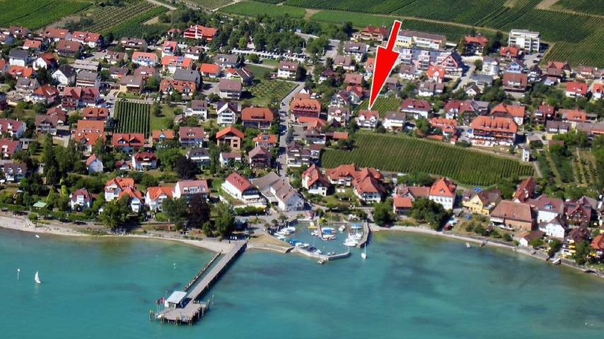 Ganze Ferienwohnung, Ferienwohnungen Poulitschek - Ferienwohnung 1, 45qm, 1 Schlafzimmer, max. 2 Personen in Hagnau am Bodensee, Region Bodensee-Oberschwaben
