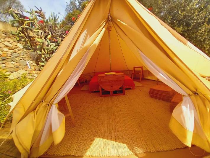 Bungalow für 2 Personen, mit Terrasse und Ausblick sowie Garten in Süd Sardinien - 4