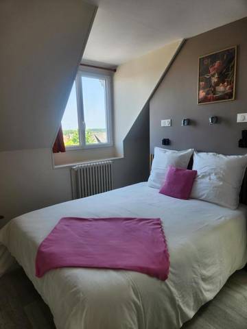 Chambre d’hôte pour 2 personnes, avec vue et jardin, animaux acceptés à Saint-Nicolas-d'Aliermont
