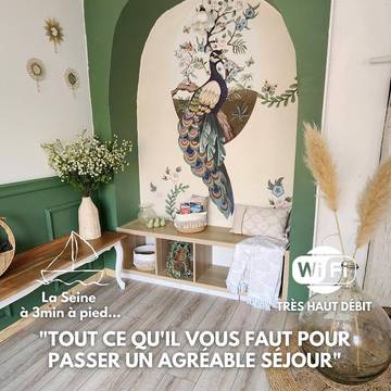 Gîte pour 4 personnes, avec terrasse dans Rives-en-Seine