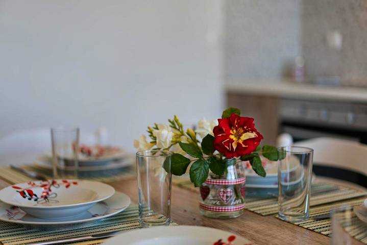 Ferienhaus mit Meerblick für 3 Personen, mit Ausblick und Pool sowie Garten, kinderfreundlich auf Kreta - 4